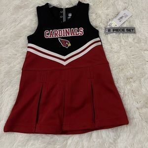 NFL Licensed ARIZONA Cardinals Toddler Cheerleader outfit